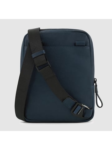 Piquadro Harper Umhängetasche Leder 18 cm in night blue