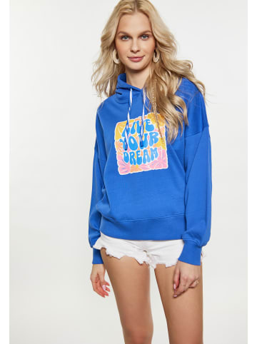 IZIA Damen Hoodie in Kobaltblau