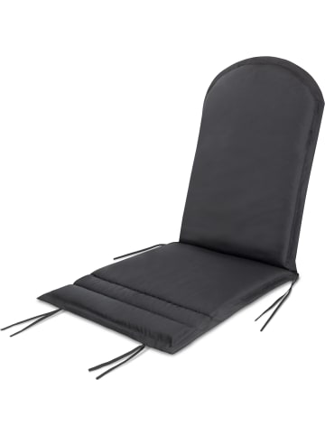 Aspero Aspero Gartenstuhl Adirondack mit Auflage in Anthrazit