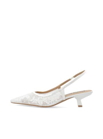 Bianco Kitten Heels in WhiteLace