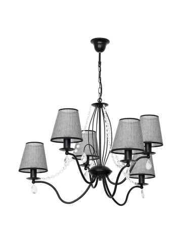 Licht-Erlebnisse Pendelleuchte (B)82 x (L)82 cm in Grau