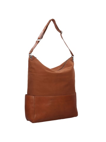 Cowboysbag Lissabon Schultertasche 50 cm Laptopfach in camel