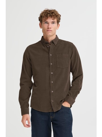 CASUAL FRIDAY Langarmhemd CFAnton LS BD baby cord in Grau