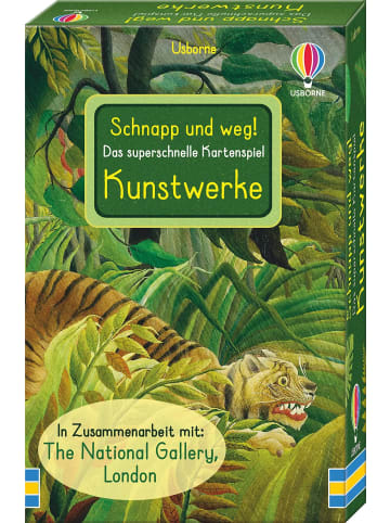 Usborne Publishing Ltd Schnapp und weg! Das superschnelle Kartenspiel: Kunstwerke