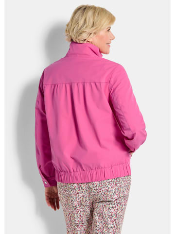 GOLDNER Moderne Freizeitjacke mit Reißverschluss in pink