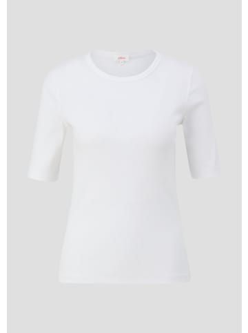s.Oliver T-Shirt in 0100_weiß