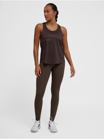 Hummel T-Shirt Hmlcourt Paddeltennis Damen in TURKISH COFFEE