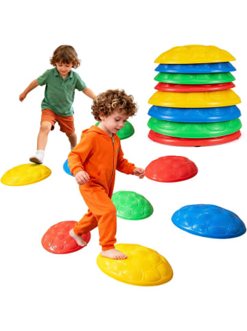 COSTWAY Balanciersteine für Kinder 8 tlg. in Bunt