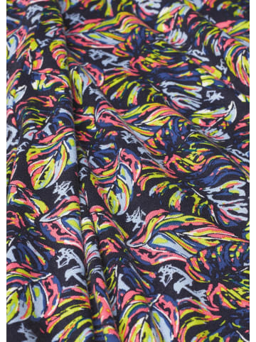 GOLDNER Freizeitkleid Modernes Viskosekleid mit Allover-Print in bunt / gemustert