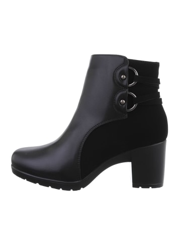 Ital-Design Stiefelette in Schwarz