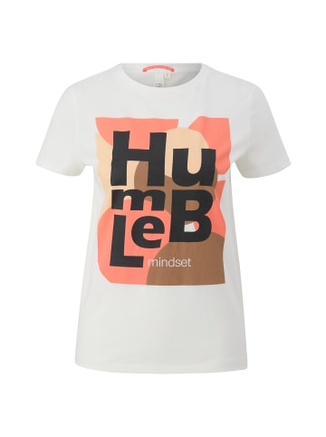 QS T-Shirt in 02D0_creme