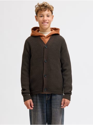 JACK & JONES Junior Strickjacke JJCONNOR KNIT V-NECK CARDIGAN JNR in delicioso