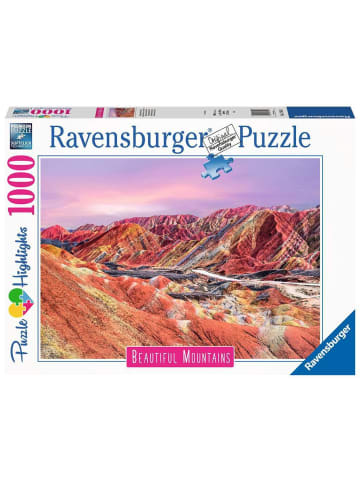 Ravensburger Puzzle 1.000 Teile Regenbogenberge, China Ab 14 Jahre in bunt