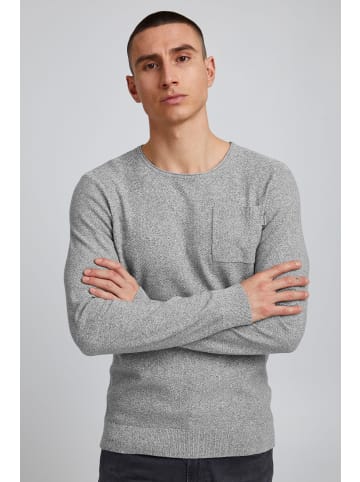 BLEND Rundhalspullover BHPullover in Grau