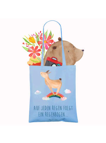 Mr. & Mrs. Panda Tasche Mit Enttäuschungen umgehen mit Spruch in Sky Blue
