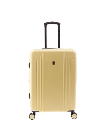 Gladiator 2900 4 Rollen Trolley M 67 cm mit Dehnfalte in yellow