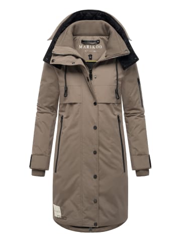 Marikoo Wintermantel Anoukaa 16 in Stone Brown