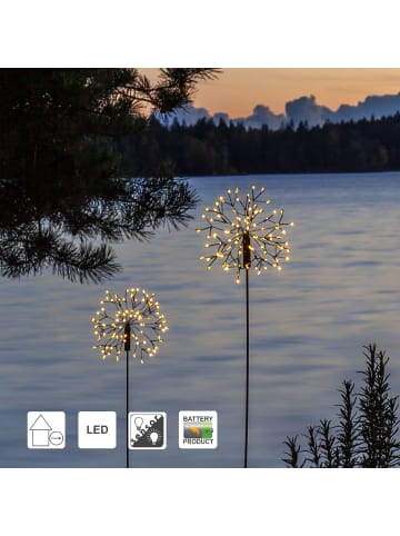STAR Trading LED Solar-Leuchtstab ,Firework', 92 LEDs, kleine Feuerwerks-Krone, war