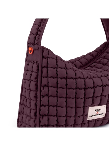 Les Visionnaires Unio Hobo Schultertasche 47 cm dark wine
