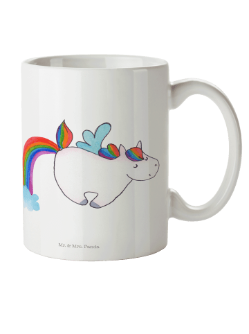 Mr. & Mrs. Panda Kindertasse Einhorn Pegasus ohne Spruch in Weiß