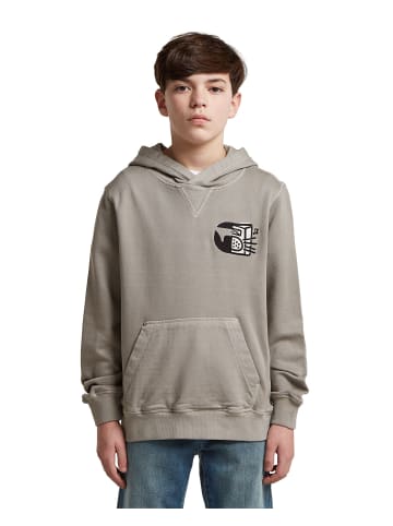 G-Star Raw Boys Premium Core Hoodie Sweatshirt grey alloy