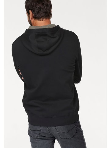 Man's World Kapuzensweatjacke in schwarz