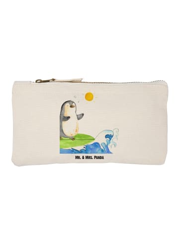 Mr. & Mrs. Panda Federmäppchen Pinguin Surfer ohne Spruch in Weiß