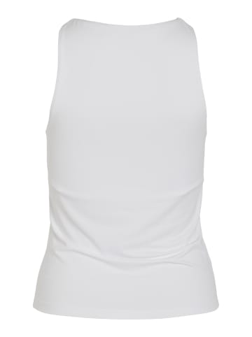 Vila Basic Tank Top Rundhals Shirt Oberteil mit Breiten Trägern VIKENZA in Weiß