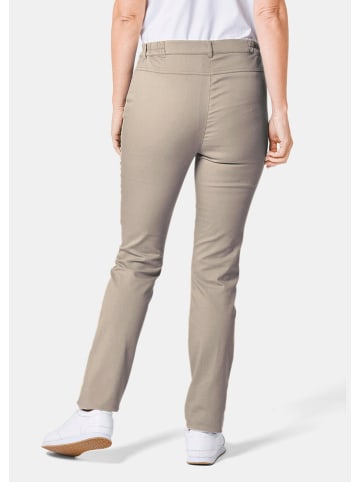 GOLDNER Kurzgröße:  Bequeme Hose LOUISA COMFORT+ in beige