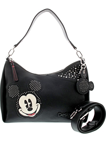 Desigual Bag Mickey Studstyle Tasche Schwarz