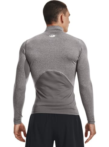 Under Armour Longsleeve "ColdGear Compression Mock" in Grau