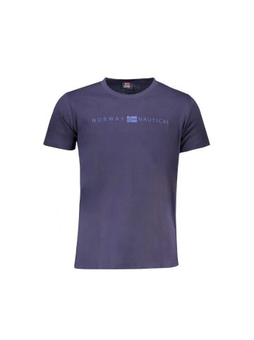 NORWAY 1963 Blaues Baumwoll-T-Shirt