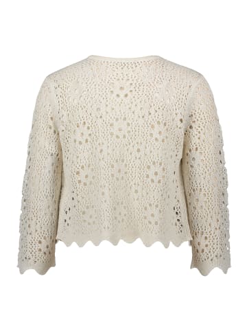 Betty Barclay Sommer-Strickjacke mit 3/4 Arm in Rohweiß