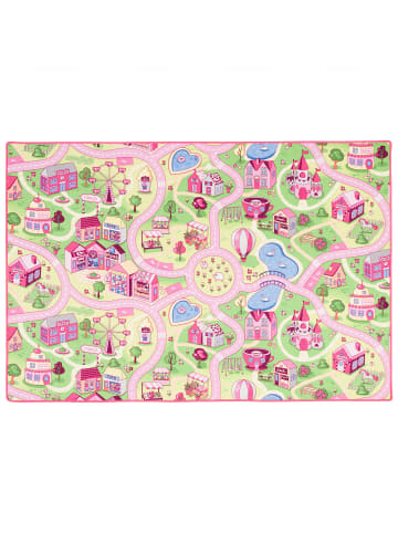 Snapstyle Kinderteppich Girls Village in rosa