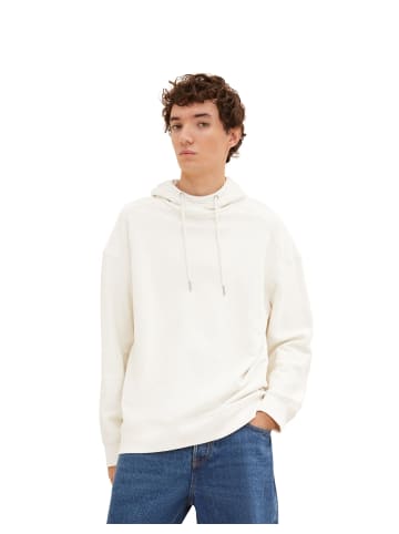 Tom Tailor Hoodie in soft light beige