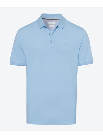 BRAX  Polo in smooth blue