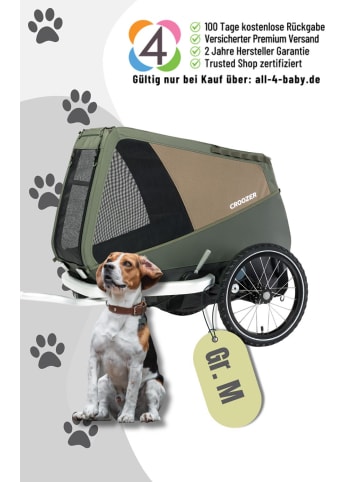 Croozer CROOZER Dog Enna Fahrradanhänger - Farbe: Moss Green