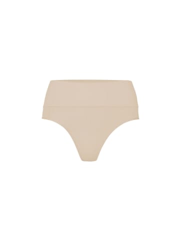 SNOCKS Shaping High Waist Tanga Beige 1 Stück
