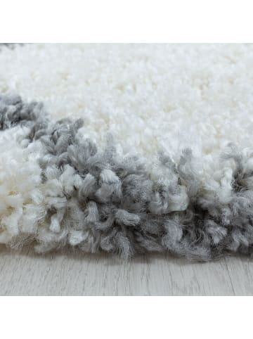 KADIMA DESIGN Teppich Hochflor Shaggy Waschbar Skandinavisch RONDA Strapazierfähig in Creme