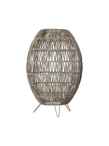 STAR Trading Lampenschirm Linde, Stehlampenschirm, Rattan, Beige, E27, Außenbereich