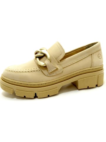 Tamaris Tamaris Loafer mit Kette beige