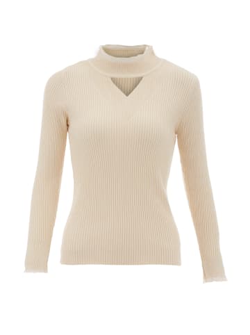 caspio Strickpullover in Beige