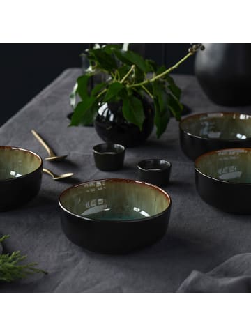 CreaTable 6 er-Set 21559 Nordic Fjord Müslischalen Set in Green