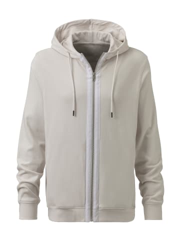 AUTHENTIC LE JOGGER Kapuzensweatjacke in creme