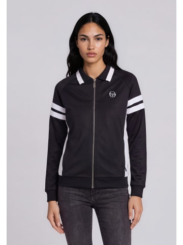 Sergio Tacchini Track Jacket in black/gardenia