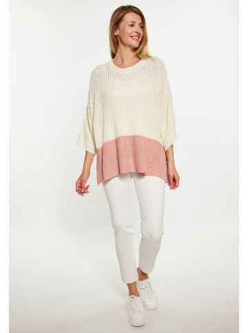 usha BLUE LABEL Damen Pullover in Creme hellrosa