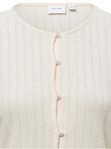 Vila Strickjacke VIAdalena in beige - 0001