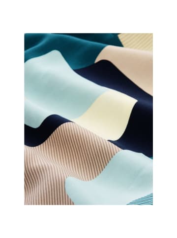Tom Tailor Halbarmbluse in abstract stripe print