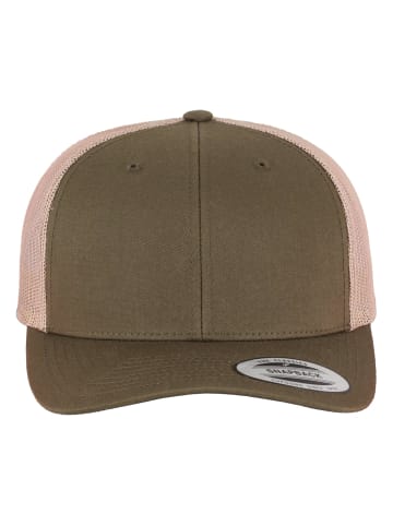  Flexfit Trucker in mossgreen/khaki