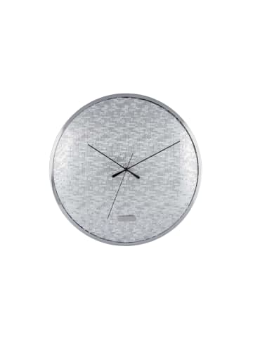 Karlsson Wanduhr Disco - Silber - Ø40cm